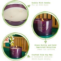 Soy Wax Scented Candles - 350g - Pack of 3 - Cinnamon & Orange