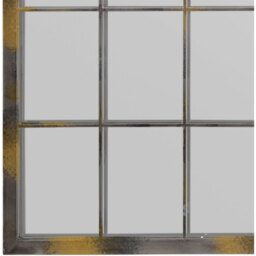 MirrorOutlet Capulet Rustic Arch Garden Wall Mirror 115cm x 50cm - Antique Silver - thumbnail 3