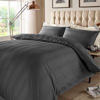 Duvet Cover Sets Multi Stripe - Steel Grey / Single