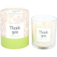 Thank You Scented Candle - Cream