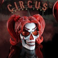 Drop Dead Gorgeous - Cackle and Chaos Skull - 19cm - image 1