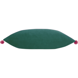 Fiesta Velvet Cushion 35 x 50cm - Teal-Berry / Polyester - thumbnail 2