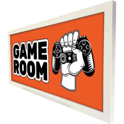 Wall Art Framed Print Kids Game Room - White - thumbnail 4