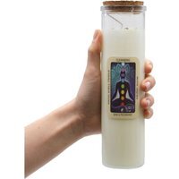 Prosperity Magic Spell Candle with Crystals - White