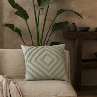 Noli Sage Diamond Cushion Covers Set of 2 - Green