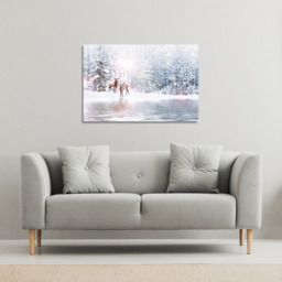 In The Frost Gallery Canvas - Blue / 31cm / 41cm - thumbnail 3