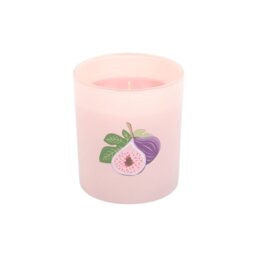 Vanilla Fig Scented Candle Fresh Fruity Relaxing Glow - Purple - thumbnail 5
