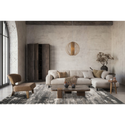 Mayfair Living Room Area Rug Metallic Sheen Contemporary Modern Abstract Design - Grey / 170cm - thumbnail 3