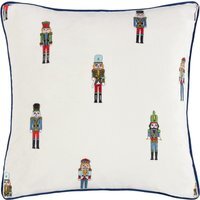 Classic Nutcracker Embroidered Cushion - Multi / Polyester - image 1