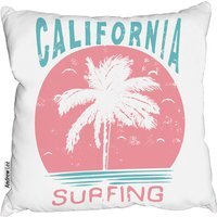 California Surfing Cushion - Pink / 60cm