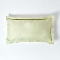 330 Thread Count Egyptian Cotton Oxford King Size Pillowcase - Sage Green
