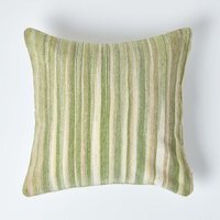 Cotton Chenille Tie Dye Cushion Cover - Green / 60cm - thumbnail 1