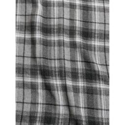 Oban Checked Tartan Room Darkening Ring Top Curtains - Grey, Charcoal, Silver / 229cm - thumbnail 5