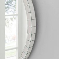 Disco Medium Glam Round Wall Mirror - Mirror
