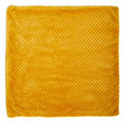 Jumbo Fleece Cushion - Ochre - thumbnail 3