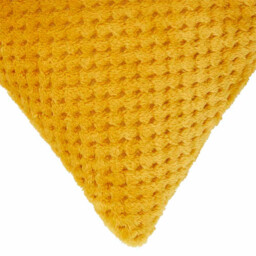 Jumbo Fleece Cushion - Ochre - thumbnail 2