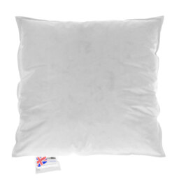 Homescapes Goose Feather and Down Cushion Pad - White / 40cm - thumbnail 2