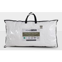 Homescapes Premium Wool King Size Pillow with Quilted Case - White - thumbnail 1