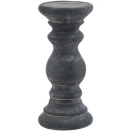 Amalfi Small Column Candle Holder - Grey - thumbnail 3