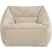 icon Natalia Giant Chenille Armchair Bean Bag - Natural