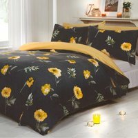 Darcy Polycotton Duvet Set With Pillowcase - Primrose
