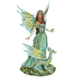 Jewel Of The Forest Fairy Figurine - Brown - thumbnail 2