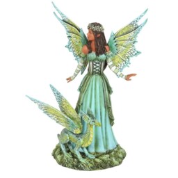 Jewel Of The Forest Fairy Figurine - Brown - thumbnail 4