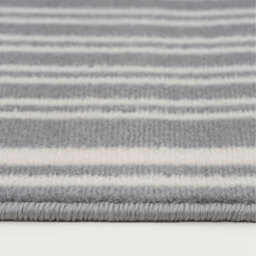 Striped Cut To Measure Stair Carpet Runner - Grey / 792cm x 70cm - thumbnail 5