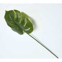 Homescapes Green Monstera Tropical Leaf 70 cm - Green - image 1