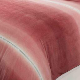 Diamante Ombre Faux Fur Duvet Cover - Pink - thumbnail 2