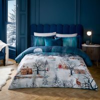 Starlight Cotton Duvet Cover Set - Midnight Blue / King - image 1