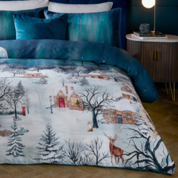 Starlight Cotton Duvet Cover Set - Midnight Blue / King - thumbnail 3