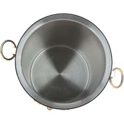 Stylish and Functional Ashwood Genuine Leather Ice Bucket - Chestnut - thumbnail 2