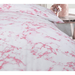 Stunning Soft Marble Duvet Set - Pink / King - thumbnail 3