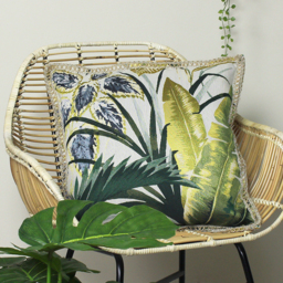 Amazonia Tropical Cushion - Green / Polyester - thumbnail 3