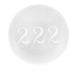 222 Angel Number Crystal Ball For Divine Guidance - Grey - thumbnail 3