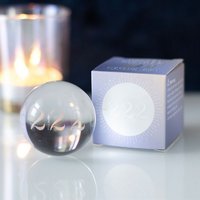 222 Angel Number Crystal Ball For Divine Guidance - Grey - thumbnail 1