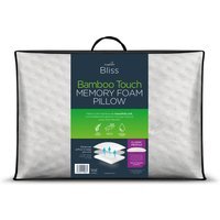 Bliss Traditional Bamboo Pillow - White