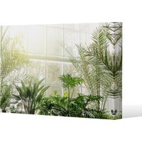 Green plants in botanical gardens Canvas Print - Green / 91cm / 61cm