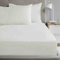So Soft 180 Thread Microfibre Sheet Set - Cream / King