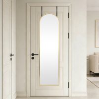 Arch Over the Door Mirror - Gold