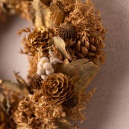 Scented Artificial Wreath Natural Orange  - Yellow - thumbnail 4