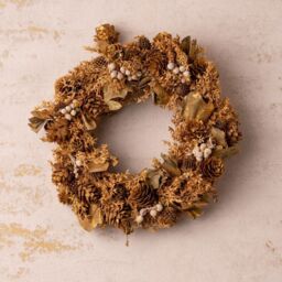 Scented Artificial Wreath Natural Orange  - Yellow - thumbnail 2