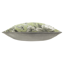 Harlington Botany Floral Piped Cushion - Moss / Polyester - thumbnail 3