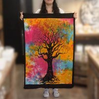 Cotton Wall Art Tree of Strength MultiColor - Multicolor