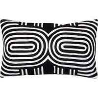 Bosie Ozella Black And White Cushion - Black & White