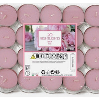 20 Pack Scented Tea Lights  - Light Pink