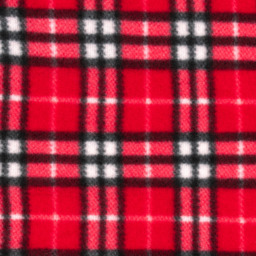 Soft Plush Classic Check Blanket Throw - Red - thumbnail 3