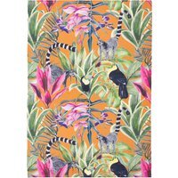 Kali Animals Washable Outdoor Rug - Multicolour