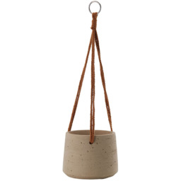 Nordic Hanging Cement Planter for Home Decor - Brown - thumbnail 2